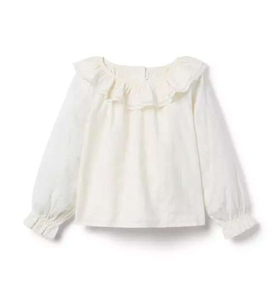 Ruffle Collar Top | Janie and Jack