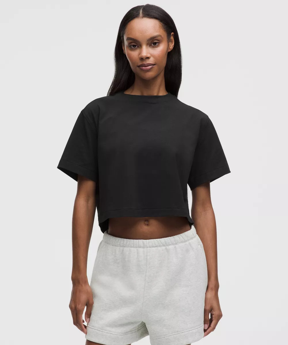 All Yours Organic Cotton Cropped T-Shirt | lululemon (AU)