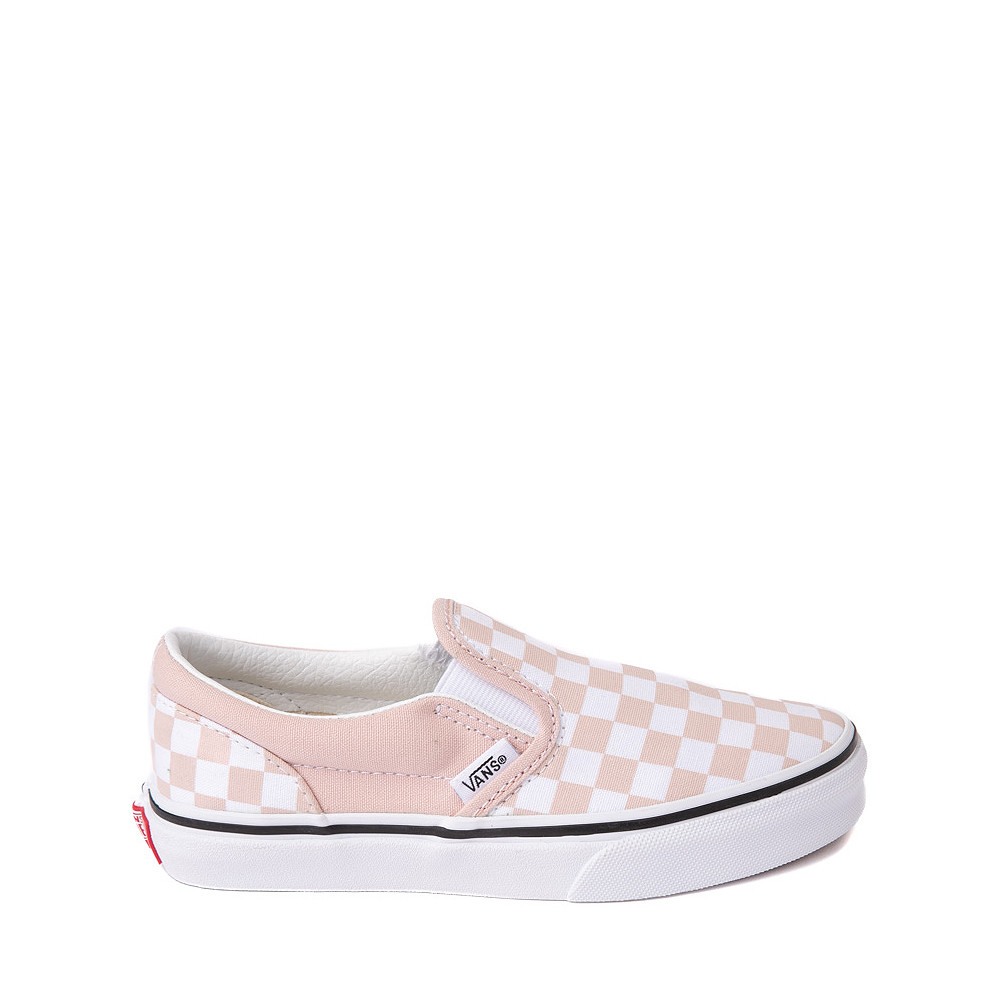 Vans Slip-On Checkerboard Skate Shoe - Little Kid - Rose Smoke | Journeys