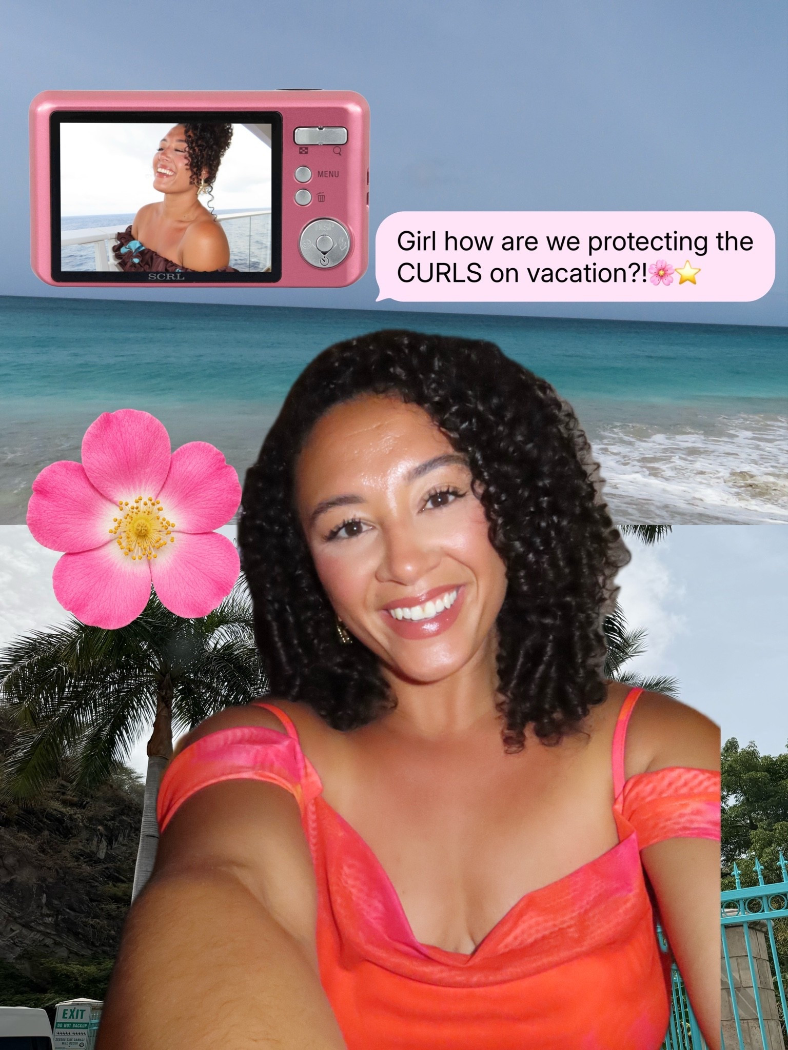 Curly hair must haves when I go on vacation #curls #curlyhair #hairproducts #haircare @Target @Fenty Beauty