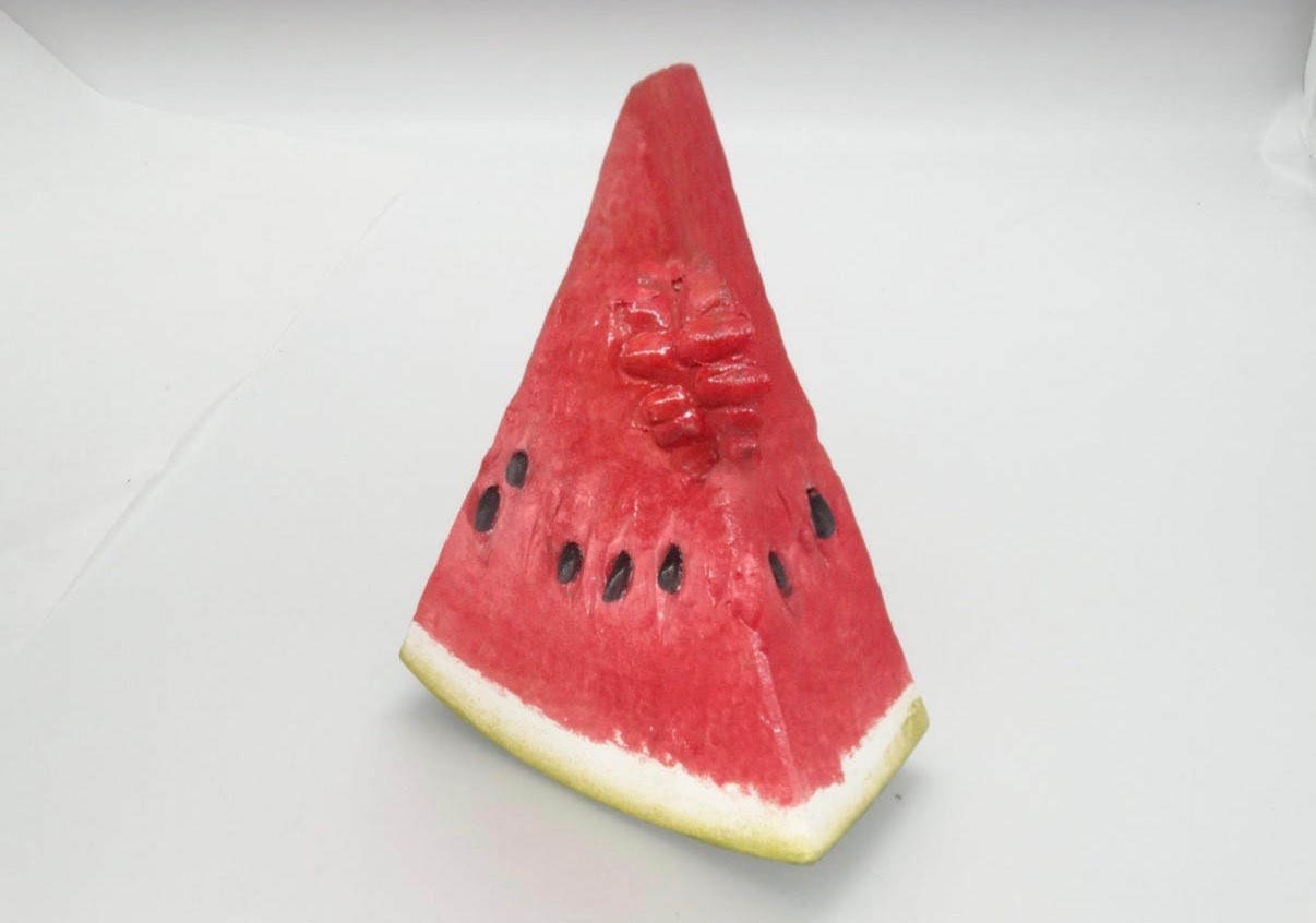ceramic watermelon - fake food plate wall