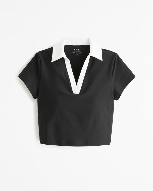 YPB sculptLUX Polo Tee | Abercrombie & Fitch (US)