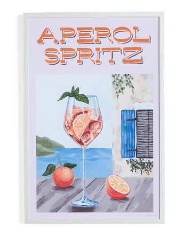 16x24 Aperol Spritz Framed Wall Art | TJ Maxx