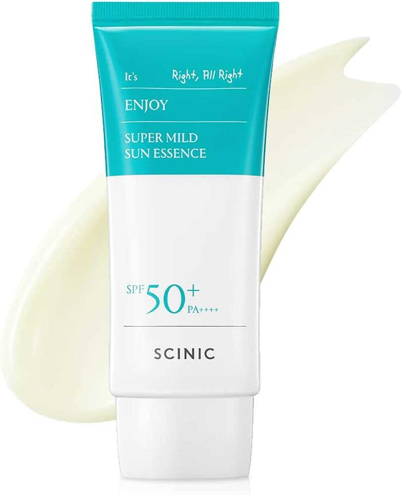 SCINIC Enjoy Super Mild Sun Essence SPF50+ PA++++ 1.69 fl oz(50ml) | A Lightweight Hydrating Sun ... | Amazon (US)
