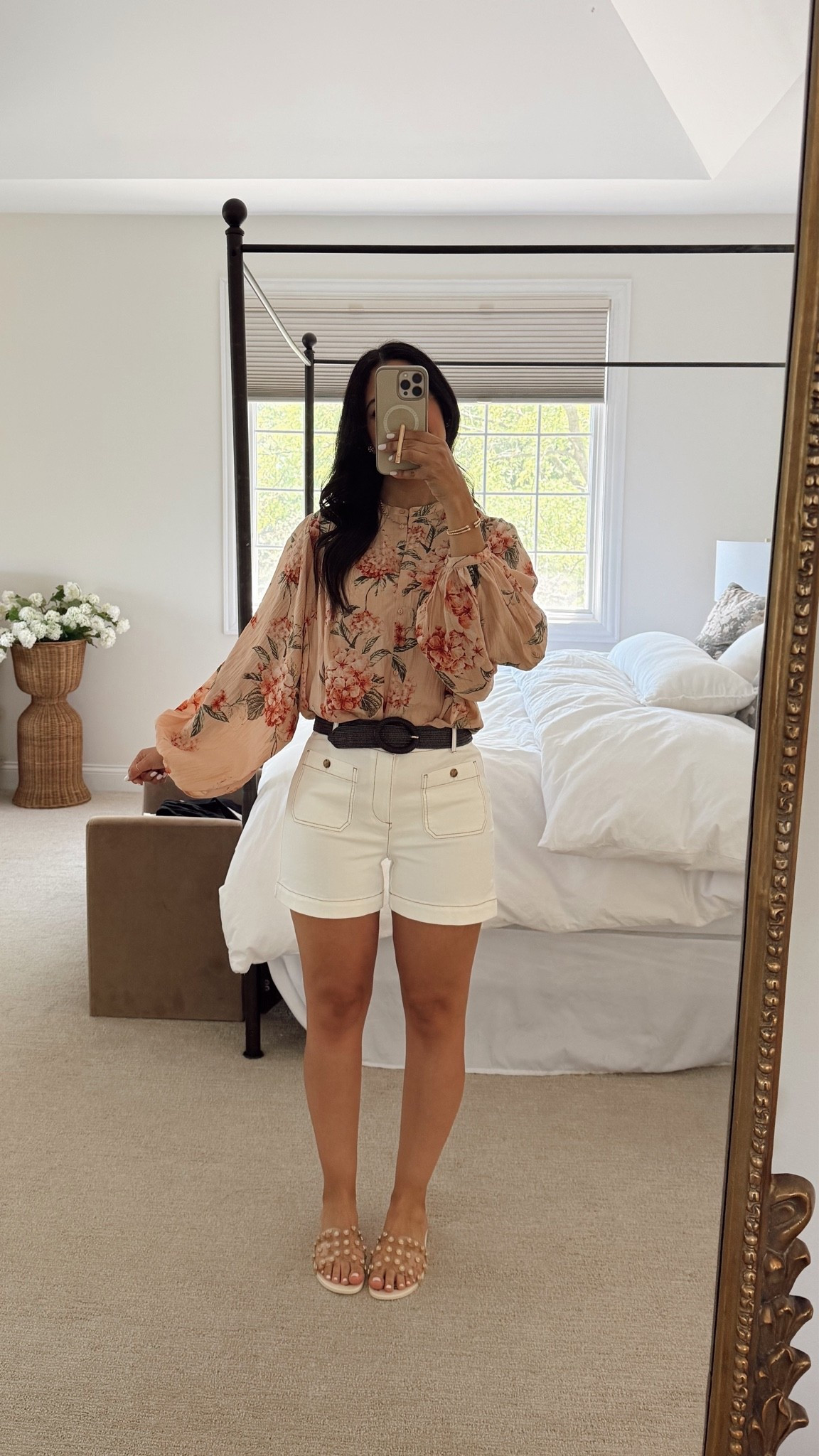OOTD outfit of the day! Walmart top, Target belt, Loft shorts, and jelly sandals

Summer ootd, outfit today, fit today, fit check, affordable outfits

#LTKmomlife #LTKdayinmylife #LTKootd

#LTKootd #LTKmomlife #LTKSeasonal