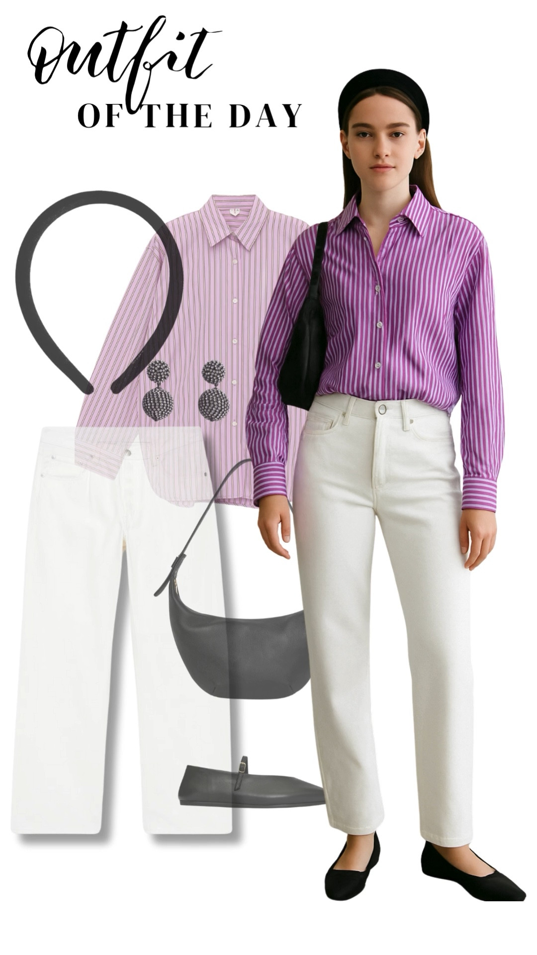 This Father’s Day calls for something smart, timeless, and effortlessly put together.
A pink striped shirt, crisp white jeans, and simple black accents make this the perfect Sunday lunch outfit. Classic with a feminine twist 🤍
#FathersDayStyle #SundayLunchOutfit #SmartCasualLook #OutfitOfTheDay #HighStreetStyle #UKFashionInspo #MinimalChic #WomensStyle #OOTDUK #TailoredStyle #ModernClassic