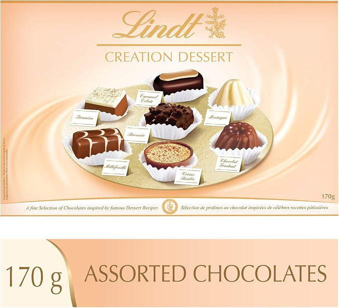 Lindt Creation Dessert Assorted Chocolates Gift Box, 170 Grams | Amazon (CA)