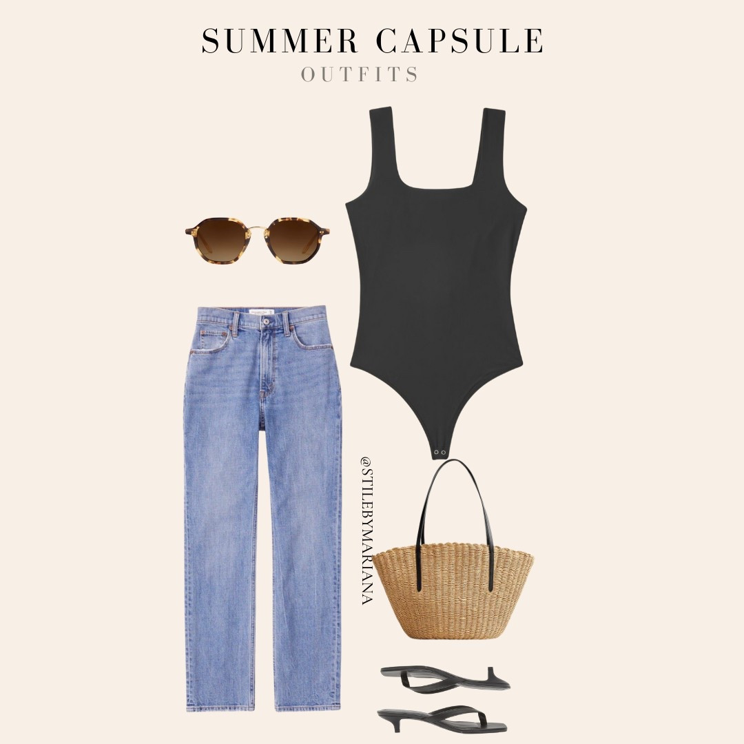 Summer capsule outfit 
Running Errands Look - Bodysuit + light wash jeans + sandals

#LTKSummerEdit #LTKSeasonal #LTKStyleTip