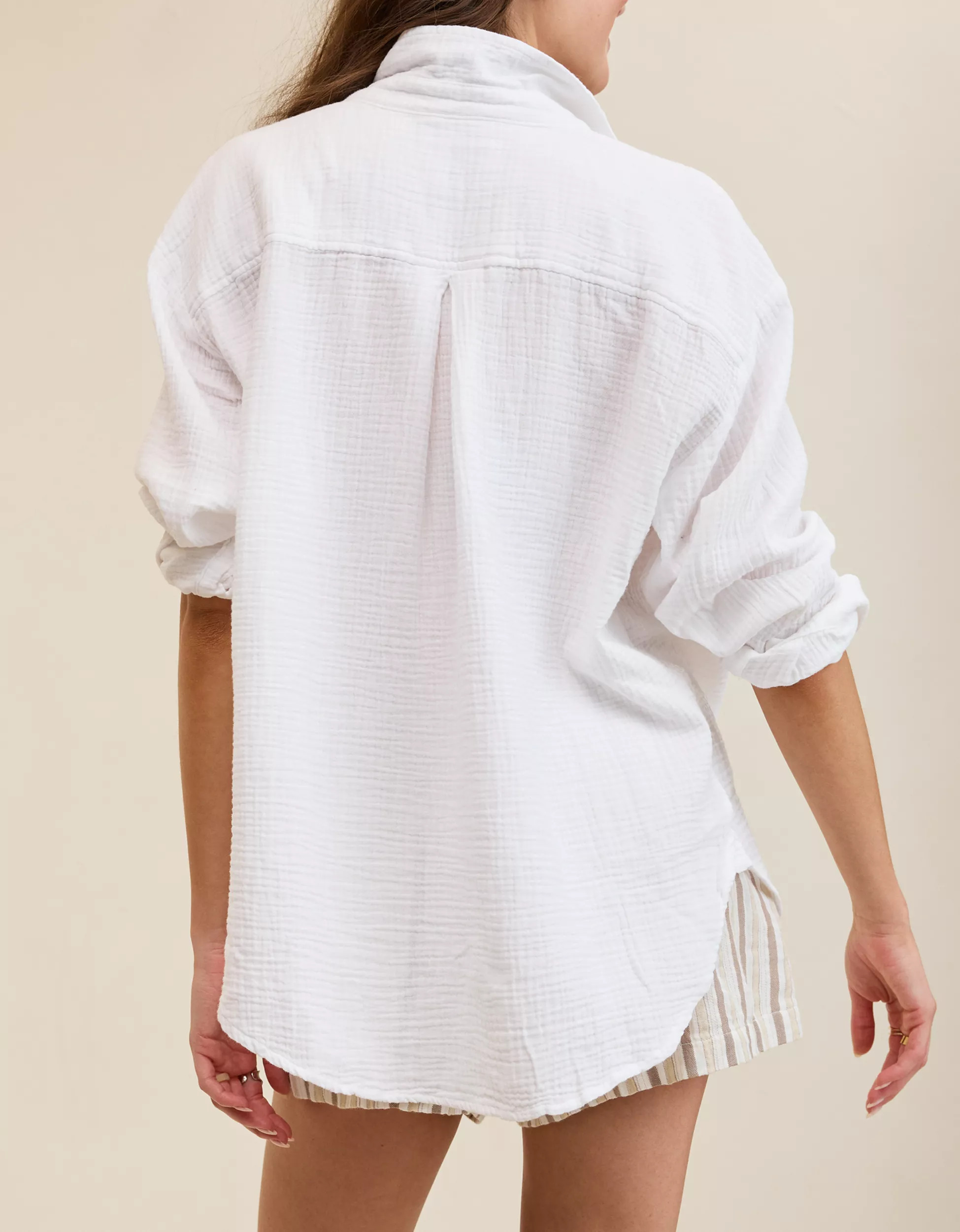 Aerie Day-Off Cover Up Shirt | Aerie