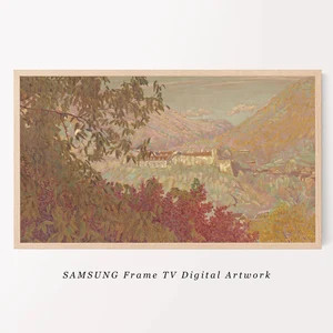 Vintage Autumn Painting for Samsung Frame TV | 19th Century Artwork | Downloadable Artwork for TV... | Etsy (Global)