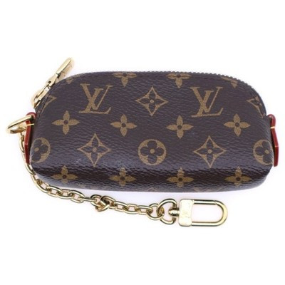 LOUIS VUITTON Monogram Cosmetic Lipstick Case Pouch Bag Charm Accessory Used 720 | eBay US