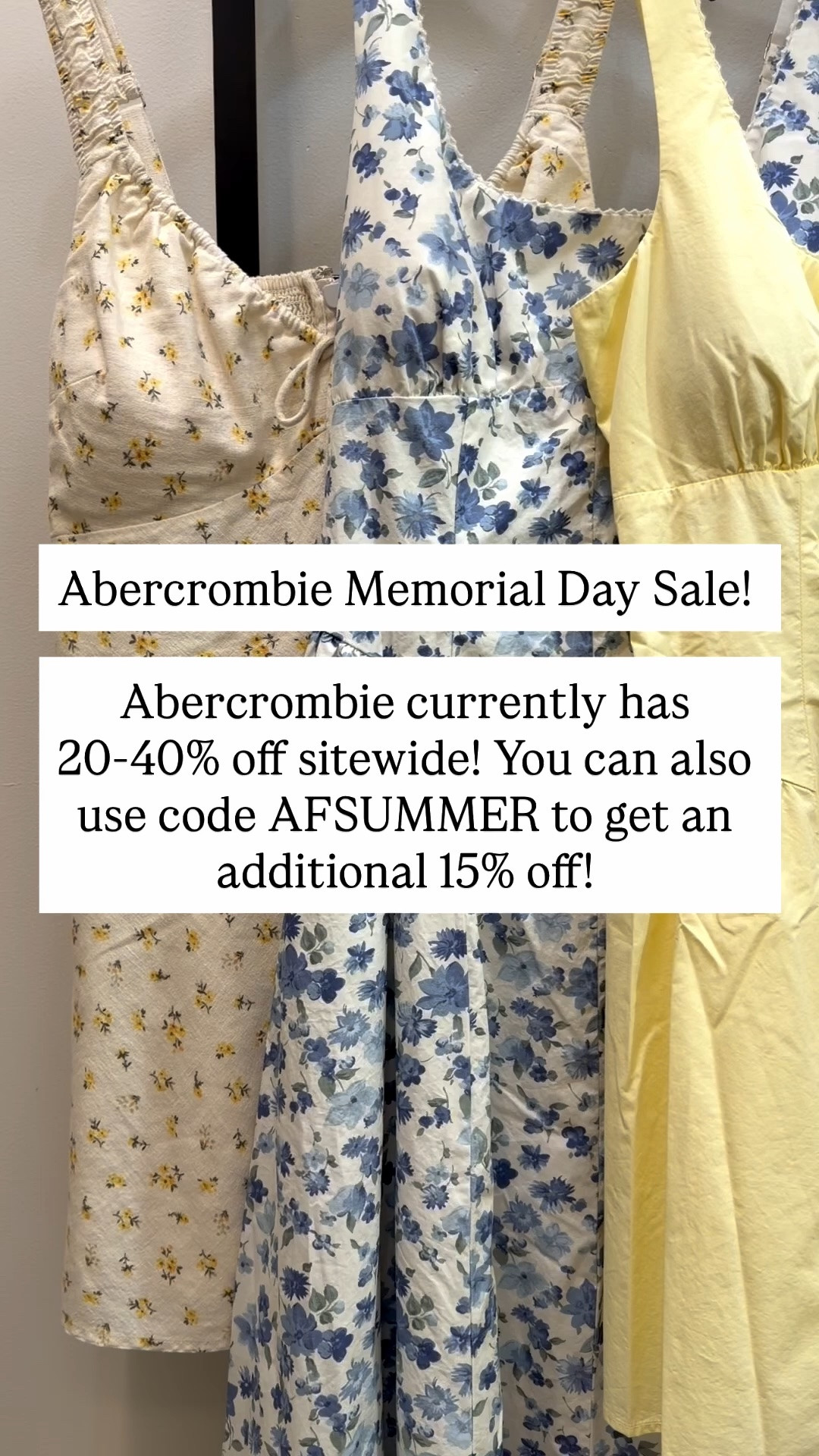 Abercrombie currently has 20-40% off sitewide! You can also use code AFSUMMER to get an additional 15% off!

#LTKSaleAlert #LTKSeasonal #LTKMidsize
