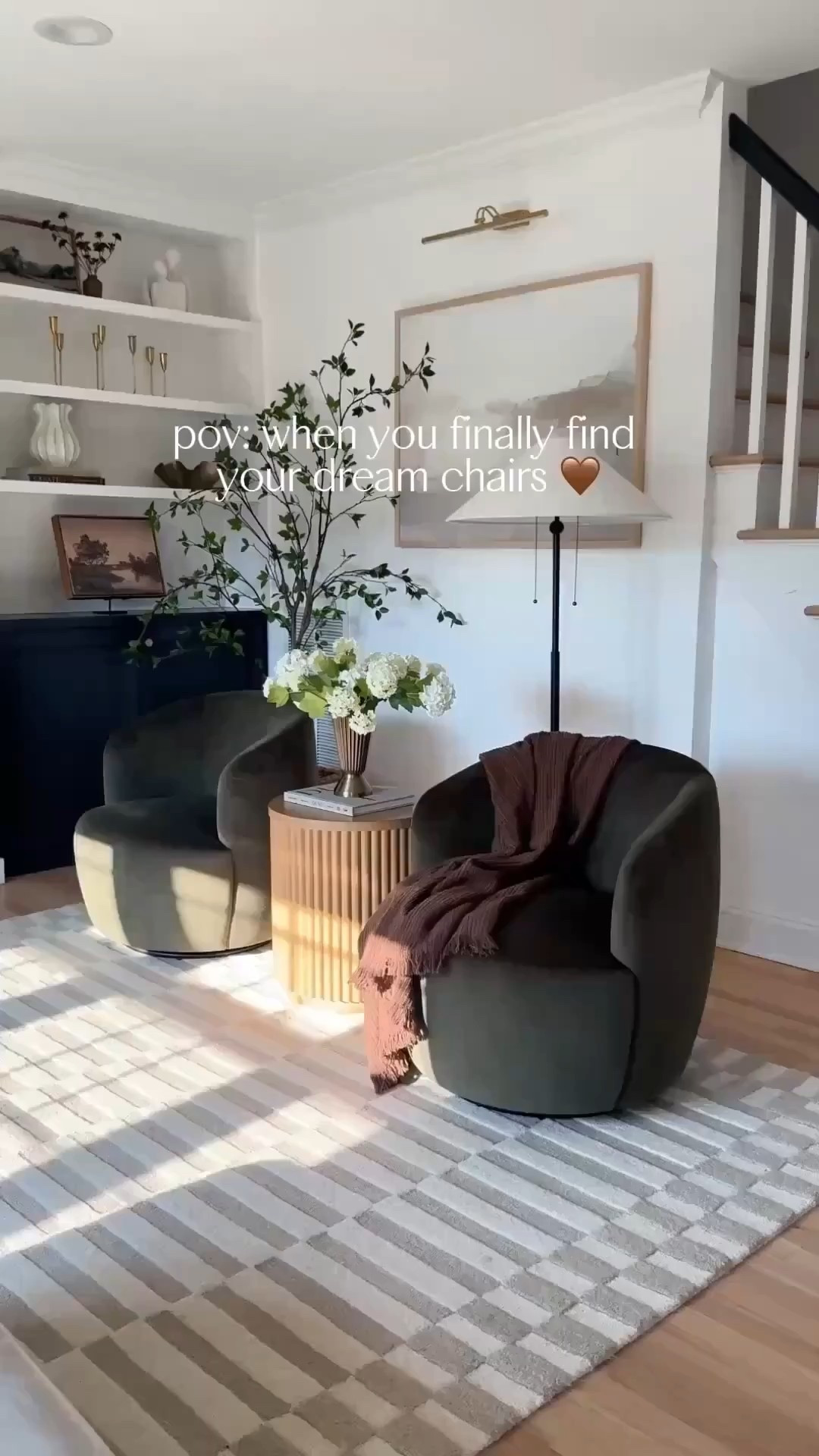 I’ve been hunting for the perfect accent chair that is comfy enough for coffee chats but still giving that designer look… and this one from @wayfair it’s giving me all the modern, designer-for-less vibes. 🤎

It’s plush, modern, and basically a hug in furniture form. If you’ve been waiting for a sign to elevate your space, this is it.


 #ModernOrganicHome #NeutralHomeDecor #HomeStylingIdeas #DesignerLookForLess #CozyCorners #HomeDecorInspo#LTKFallSale 

Follow my LTK @meggieferrerhome on the @shop.LTK app to view this post and get my exclusive app-only content!

