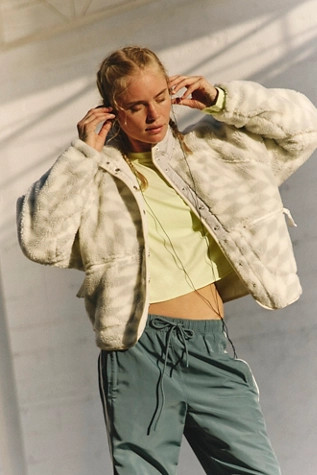 Hit The Slopes Printed Fleece Jacket | Free People (Global - UK&FR Excluded)