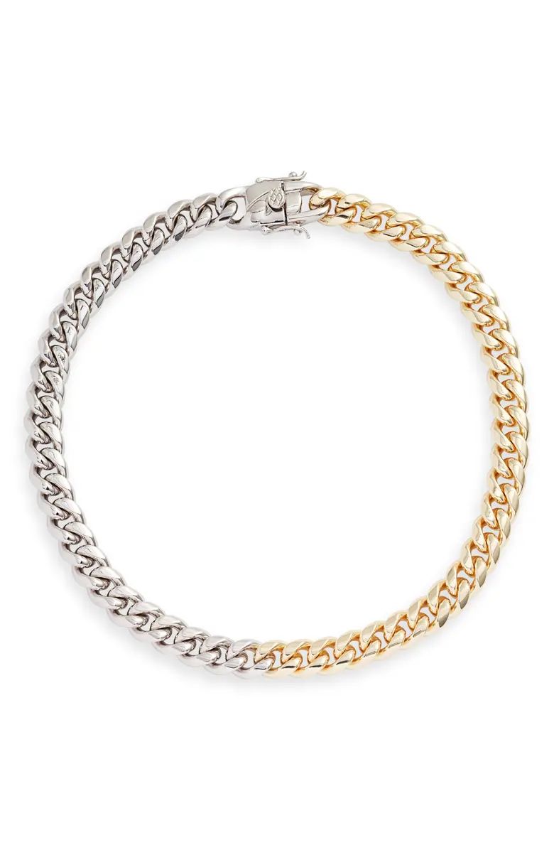 Details & CareThe two-tone design on this Cuban chain choker necklace brings an edge to virtually... | Nordstrom
