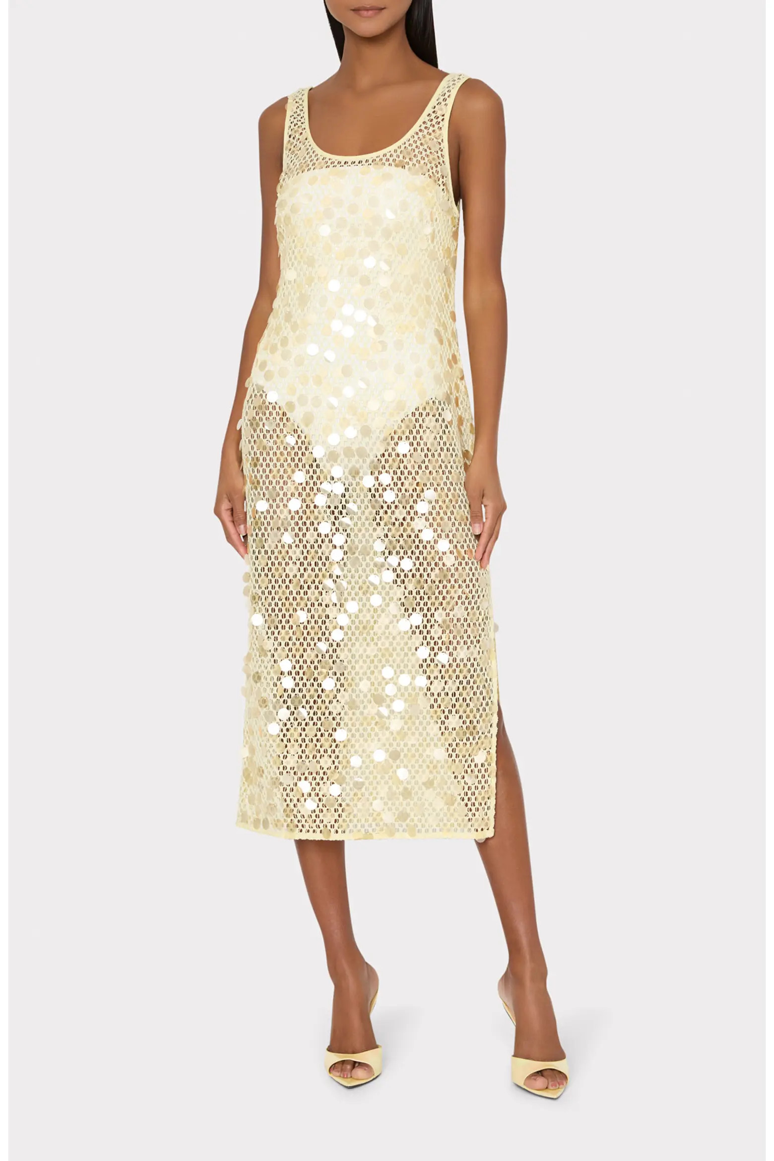 Paillette Sheer Cover-Up Midi Dress (Women) | Nordstrom | Nordstrom