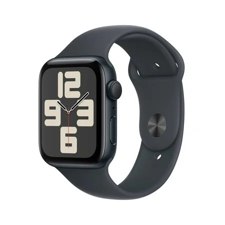 Apple Watch SE (2nd Gen) [GPS 44mm] Smartwatch with Midnight Aluminum Case with Midnight Sport Band - M/L | Walmart (US)