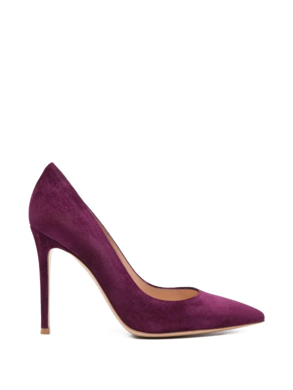 pointed-toe suede pumps | Farfetch Global
