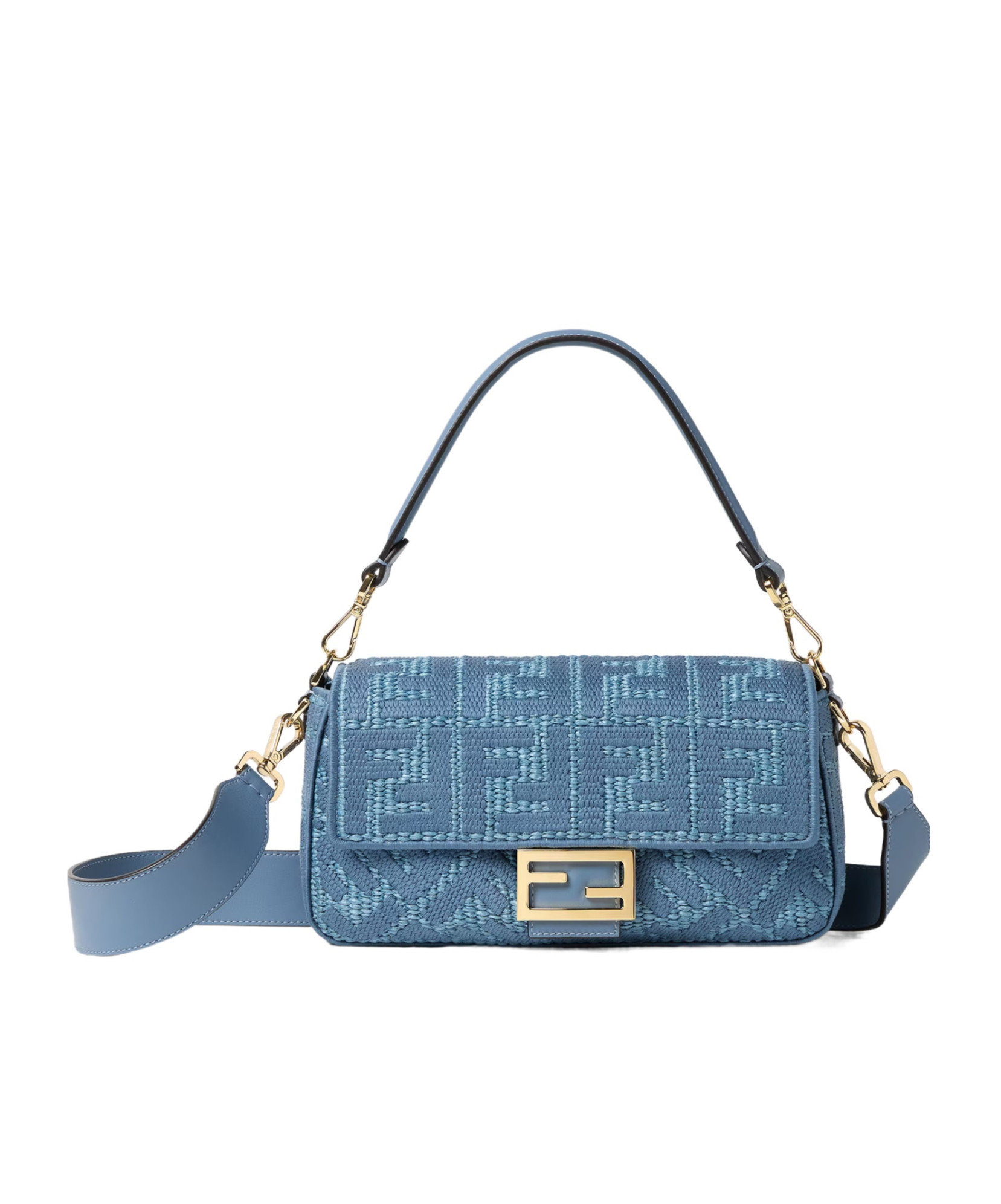 Fendi Baguette Embossed Shoulder Bag | Senser US