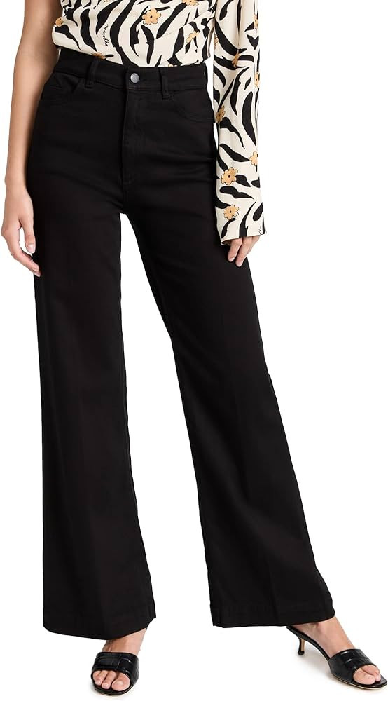 DL1961 Women's Hepburn Wide Leg: High Rise Vintage Jeans | Amazon (US)