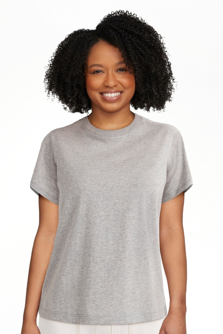 Free Assembly Women's and Women's Plus Cotton Cropped Boxy Tee with Short Sleeves, Sizes XS-4X | Walmart (US)