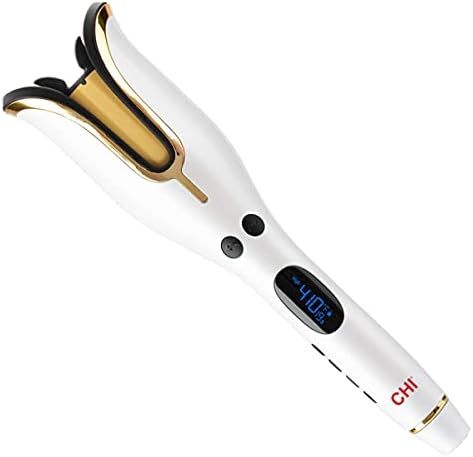 CHI Spin N Curl 1" Ceramic Rotating Curler In White, 1 Pound. Ideal for Shoulder-Length Hair between | Amazon (US)