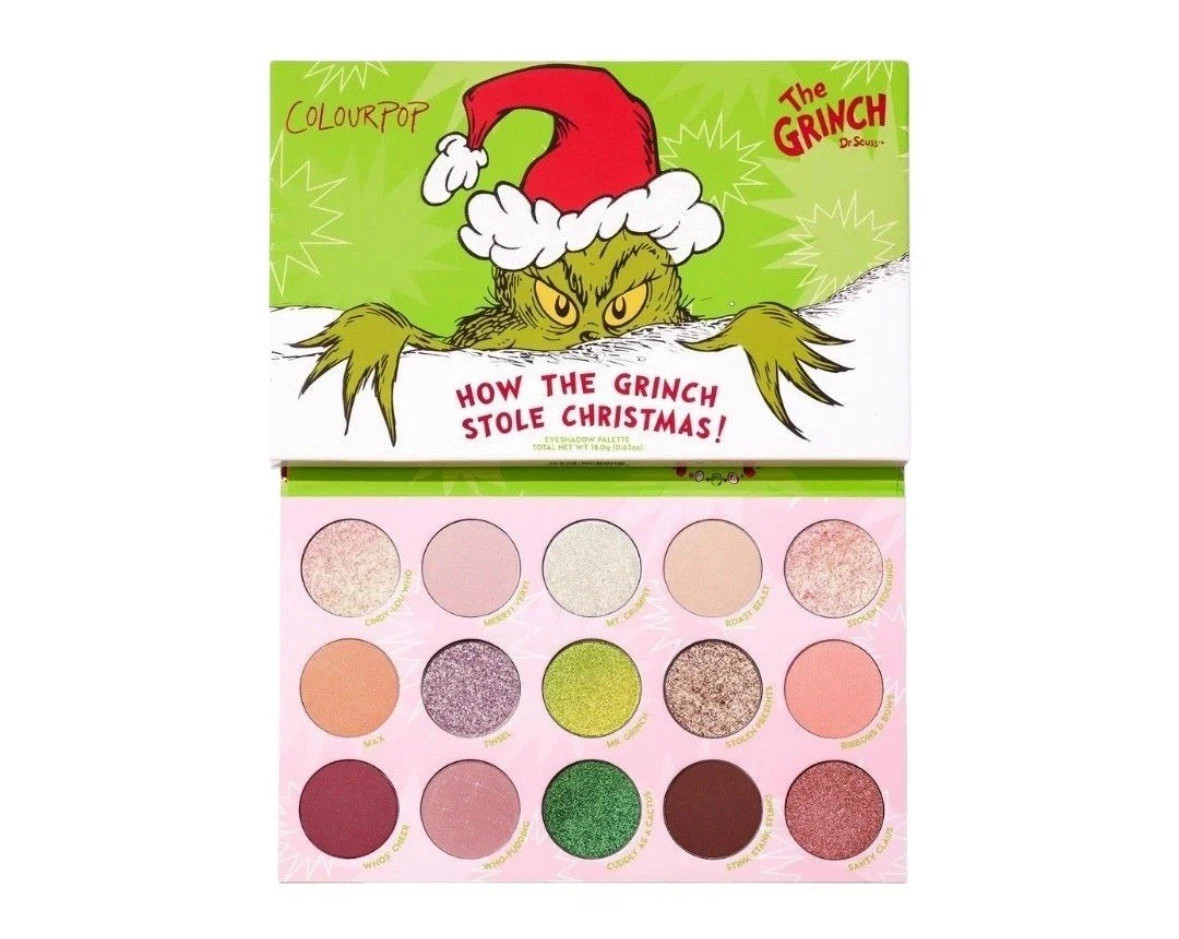 ColourPop "How The Grinch Stole Christmas" Limited Edition Eyeshadow Palette | eBay US