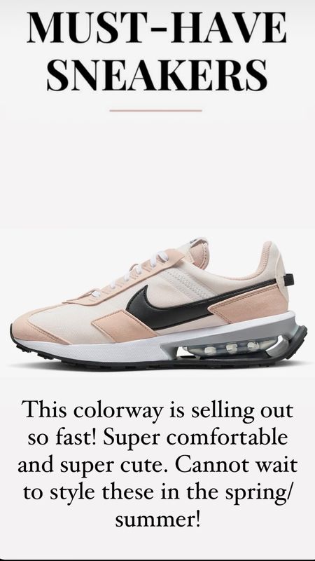 Nike pre-day max sneaker, selling out fast in this beautiful color way perfect for spring or upcoming travel


#LTKFind #LTKstyletip #LTKshoecrush