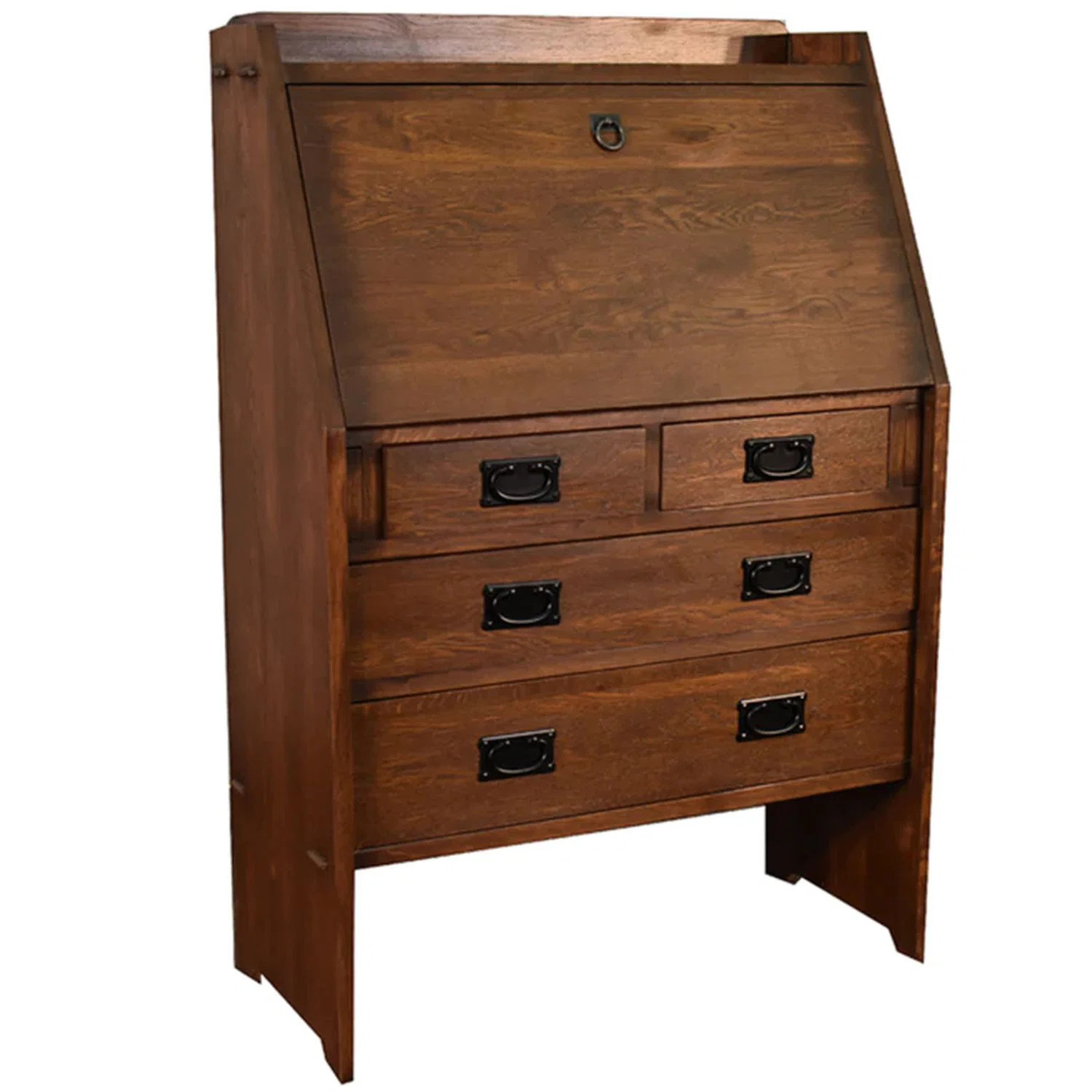 Middendorf Solid Wood Secretary Desk | Wayfair North America