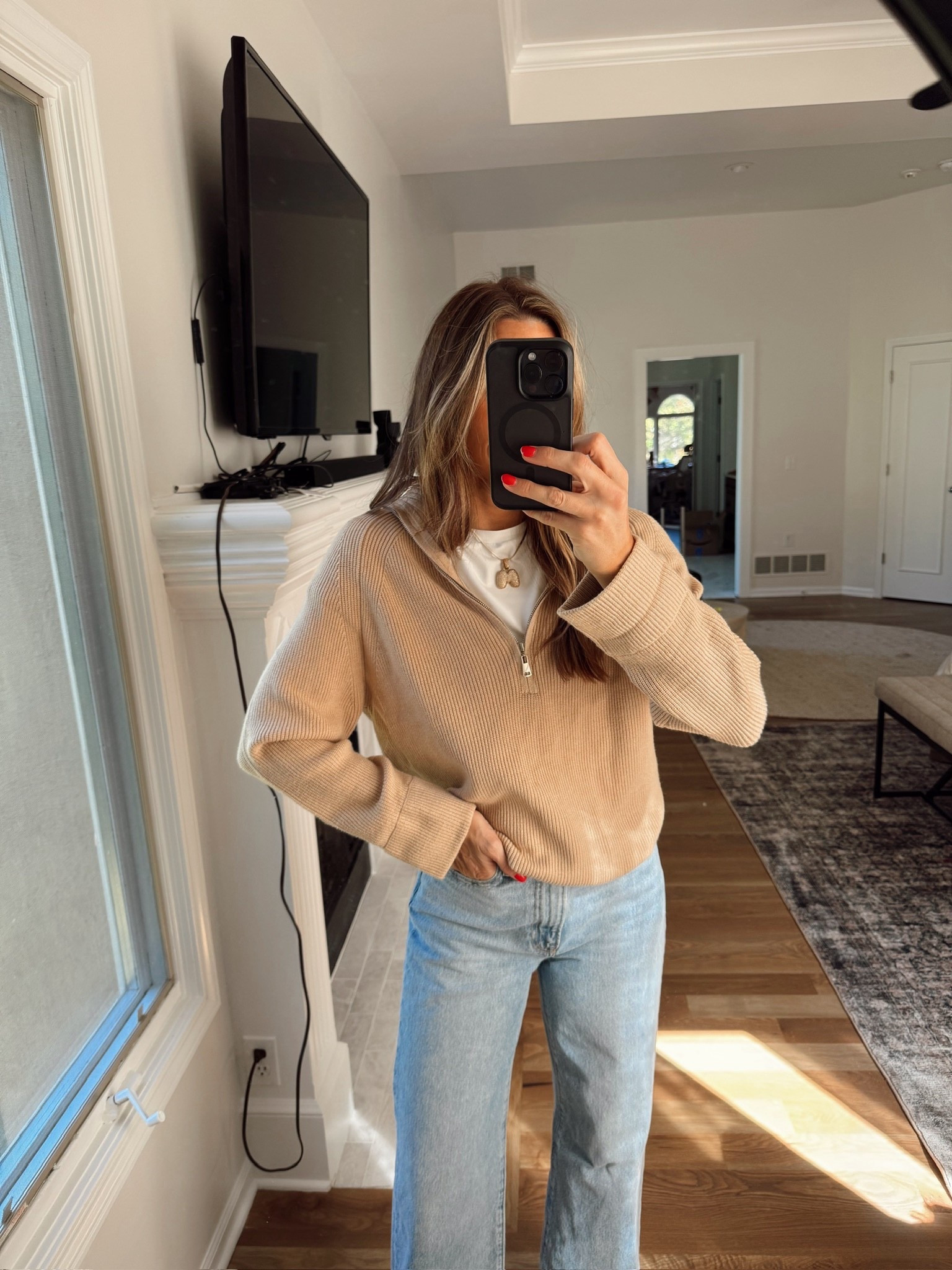 These quarter zips are a great basic that go with any fit! They make a good layering piece too🤩

#LTKootd #LTKSeasonal #LTKFindsUnder50