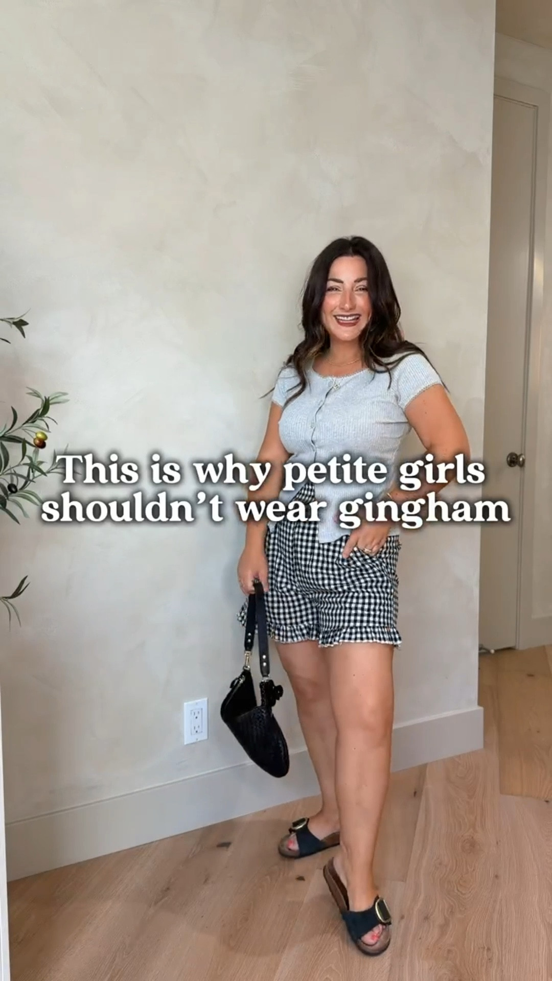 Gingham outfits!! 
Sizing info: 
5’0” 140lbs 

Set size medium 
Gray top size small

Brown dress size small

Black romper size small

White top size small
Green shorts (from set) size medium 

White tank size small
Pants size 

Dress size small 
Cupshe use code: Mimi15 for $ off $70+ orders 



#LTKootd #LTKPetite #LTKgrwm