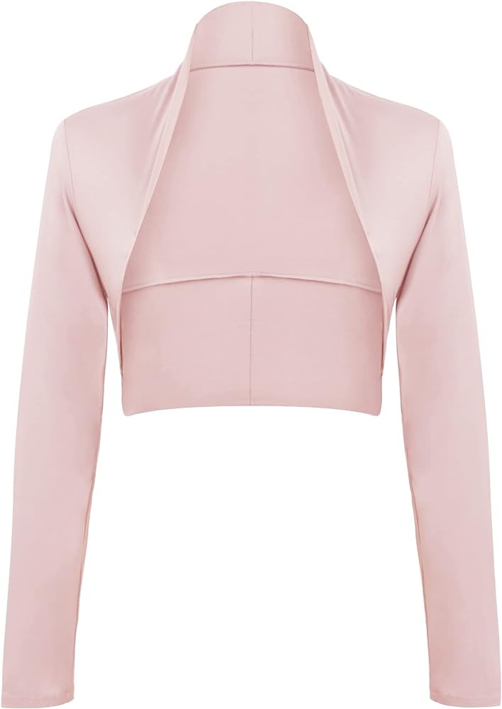 Daydance Modal Cotton Crop Teens Women Bolero Shrug for Dance Leotards Dress | Amazon (US)