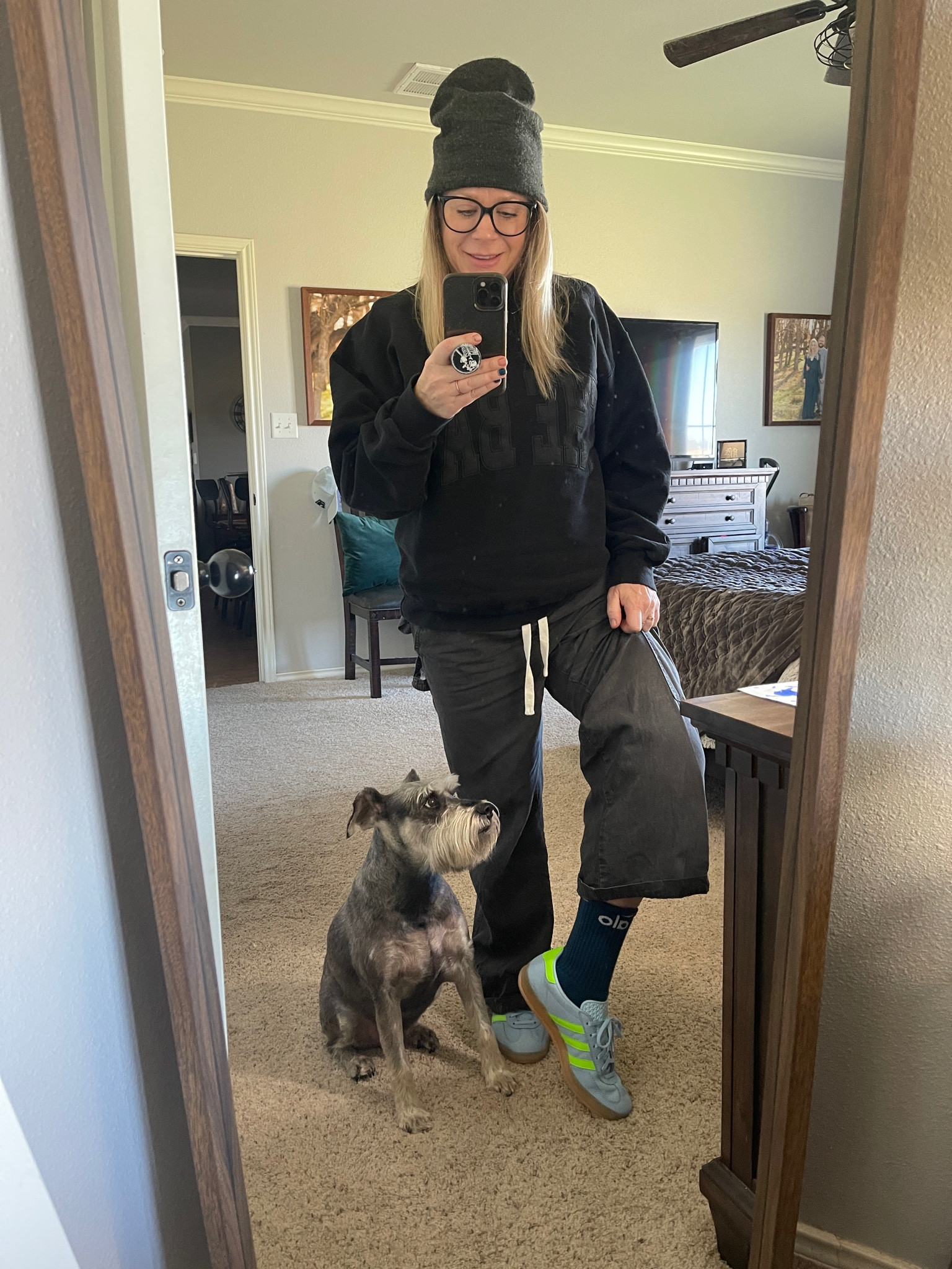 This is my trick or treating outfit. My millennial heart hurts from the wide leg pants and lack of ankle socks. Cute shoes though! 🤪

#LTKshoecrush #LTKover40 #LTKActive