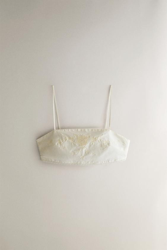 EMBROIDERED TOP | Zara UK