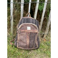 Handcrafted Himalayan Cotton Backpack Unique Design For Festivals, Hiking & More | Ethically Made With Love | Etsy (US)