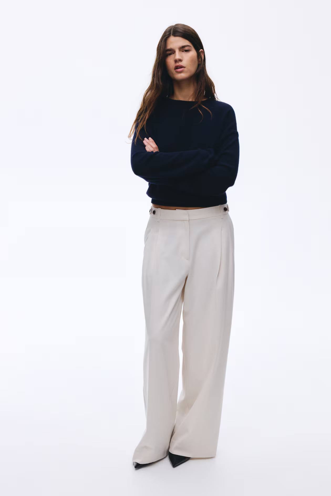 Wide-Leg Dress Pants | H&M (US + CA)