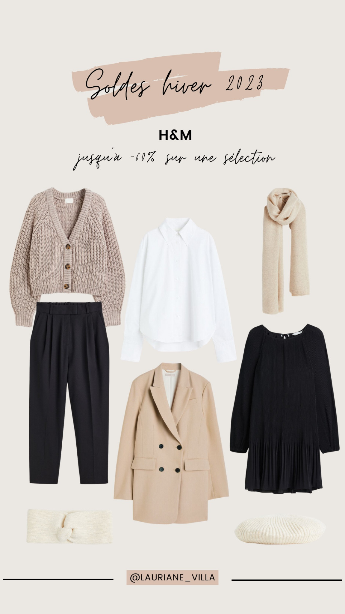 Soldes hiver 2023 H&M
Jusqu’à -60% sur une sélection d’articles 

#LTKSeasonal #LTKsalealert #LTKeurope