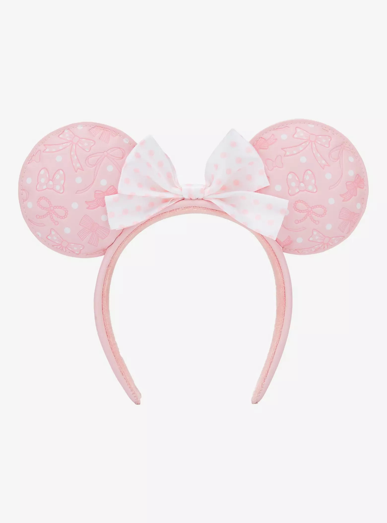 Loungefly Disney Minnie Mouse Polka Dot Pink Ears — BoxLunch Exclusive | BoxLunch