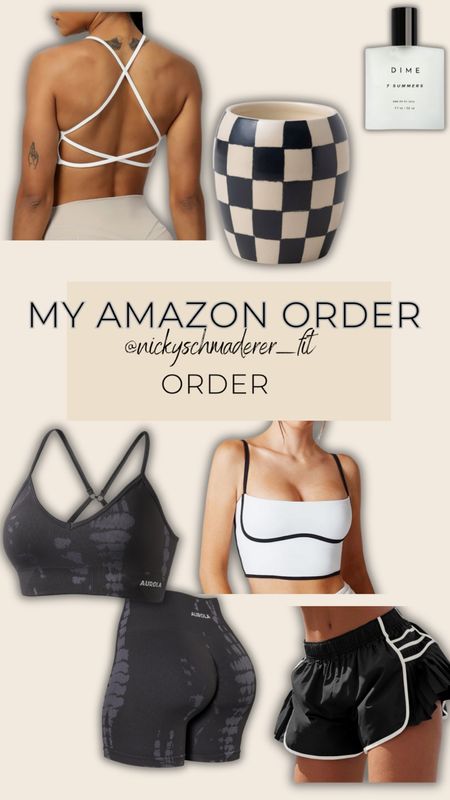 Linking my Amazon order! I got a lot of activewear to try and some perfume! I also had to have this checkered candle for our entertainment wall 

Amazon fashion
Amazon finds
Under $50 



#LTKfitness #LTKfindsunder50 #LTKActive