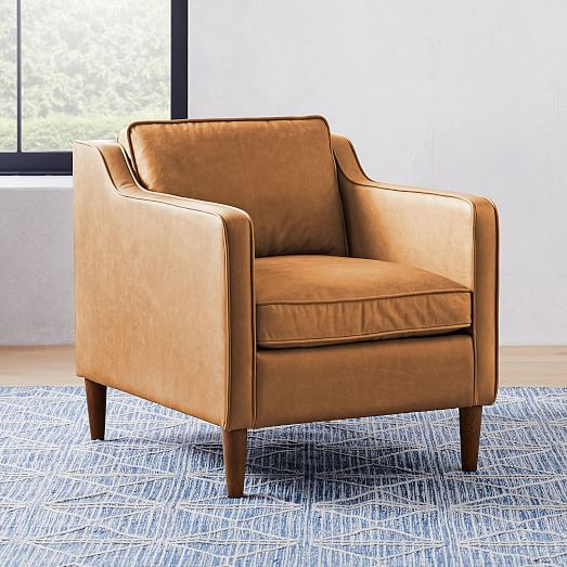 Hamilton Leather Chair (In-Stock & Ready to Ship) | West Elm (US)