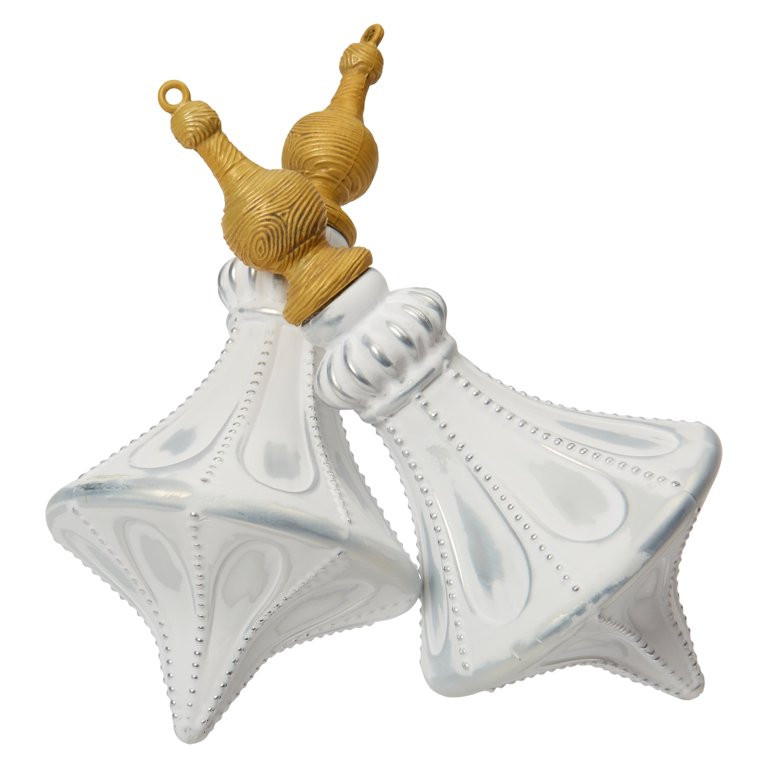 Holiday Time White Shatterproof Christmas Finial Ornaments, 2 Pack - Walmart.com | Walmart (US)