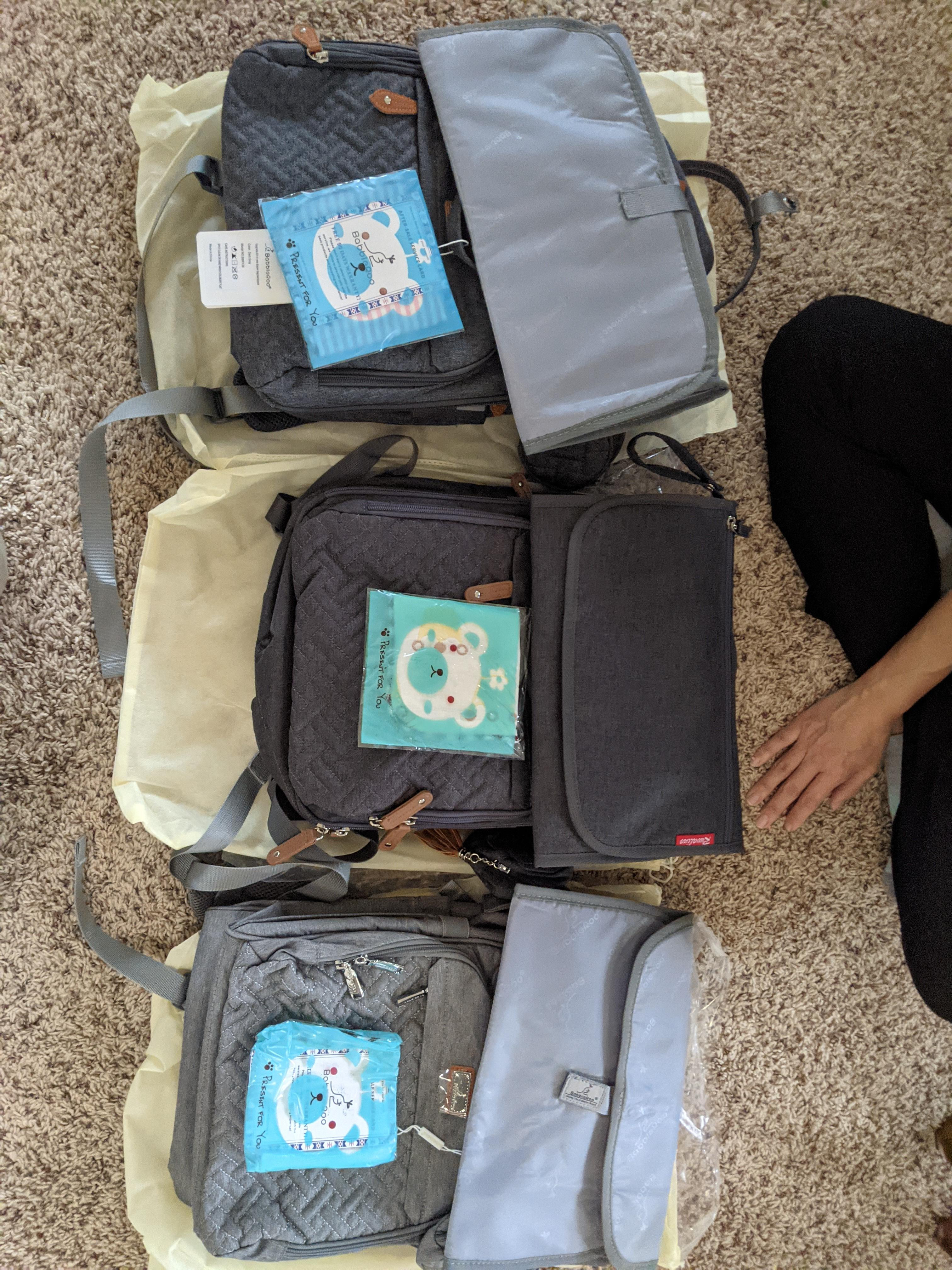 BabbleRoo Extra Large Diaper Bag Backpack, Expandable Baby Bag with Up to 50% More Capacity - Tra... | Amazon (US)