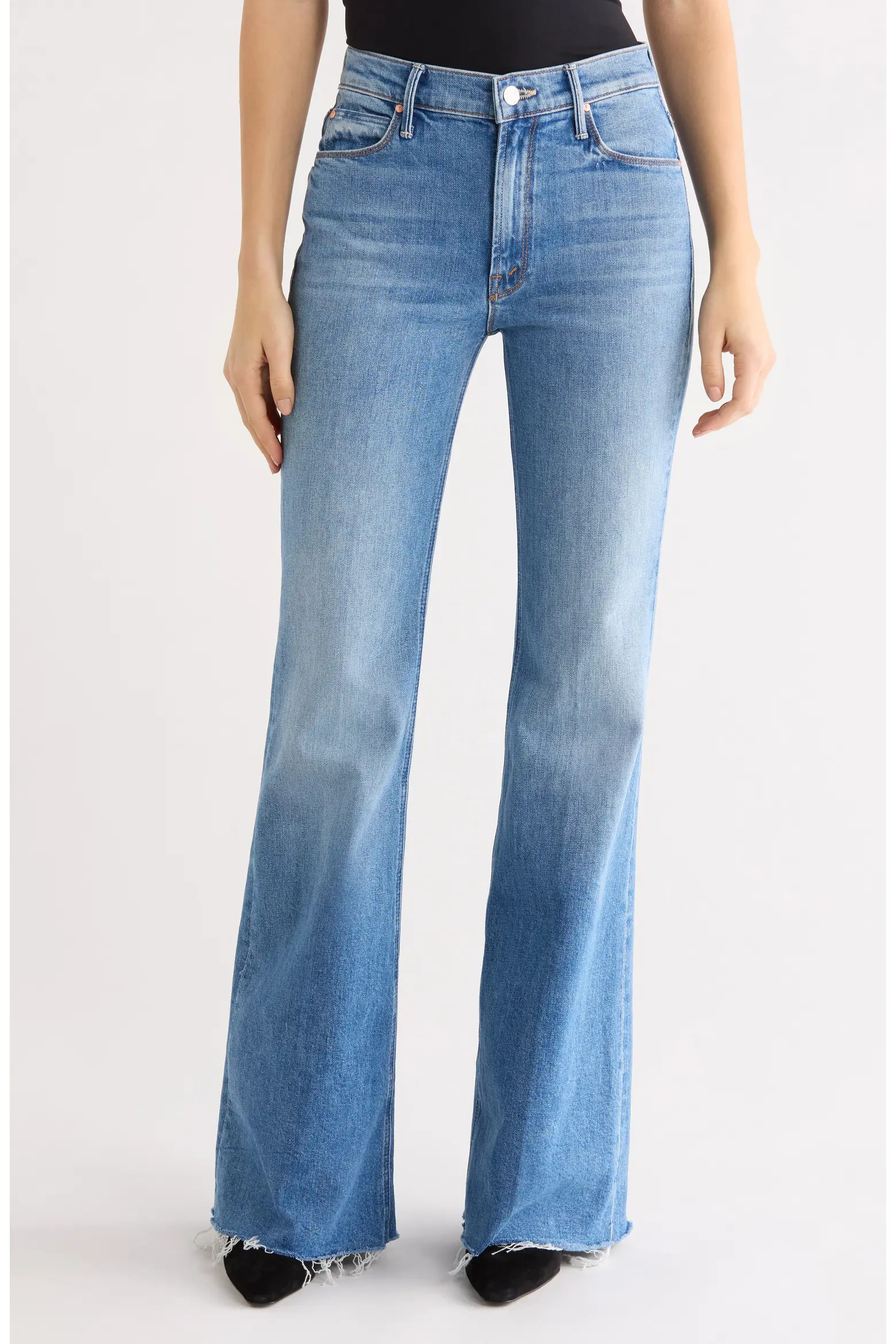 The Doozy Fray Hem Flare Jeans (Women) | Nordstrom | Nordstrom