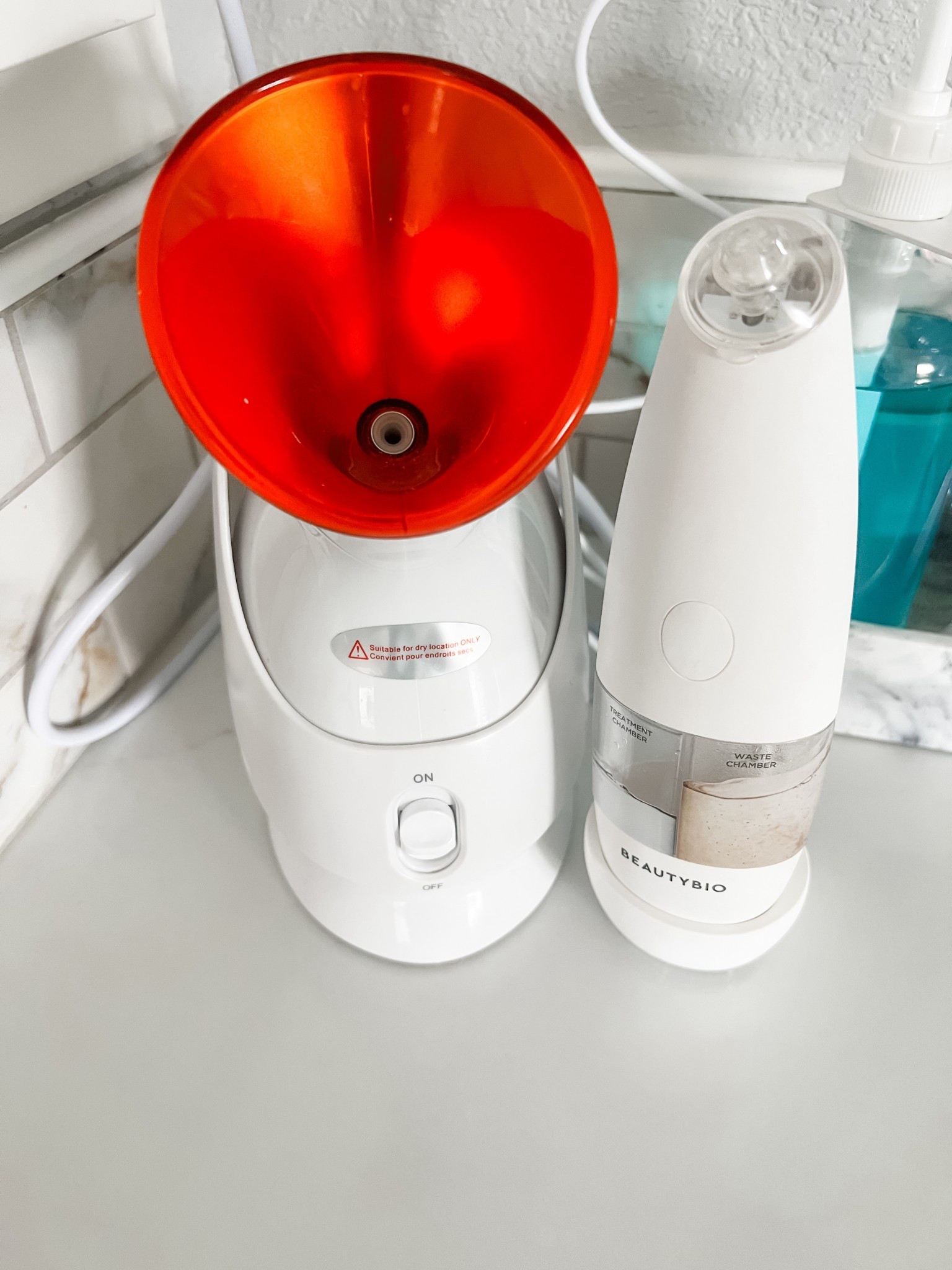 Love my skin tools! I use a facial steamer regularly and the GLOfacial tool weekly. The GLOfacial suctions out your pores and uses a concentrate that leaves your skin feeling soft and clean. It has multiple suction levels and a blue light. 

Skin care, skin tool, skin products, GLOfacial, beauty products, skin care routine 

#LTKBeauty