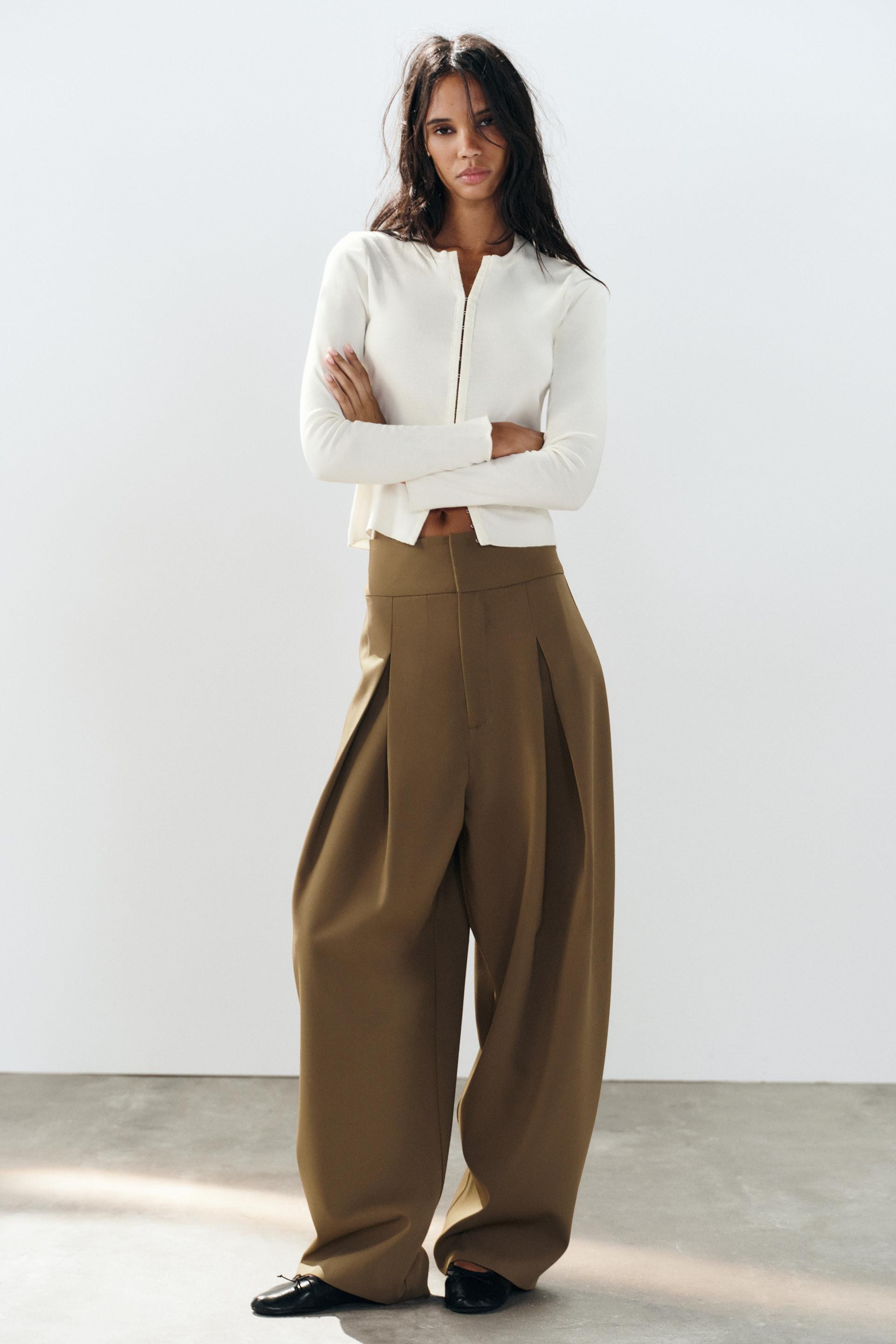 Zara - Mini Shorts - Women - Ecru - Women | Zara US