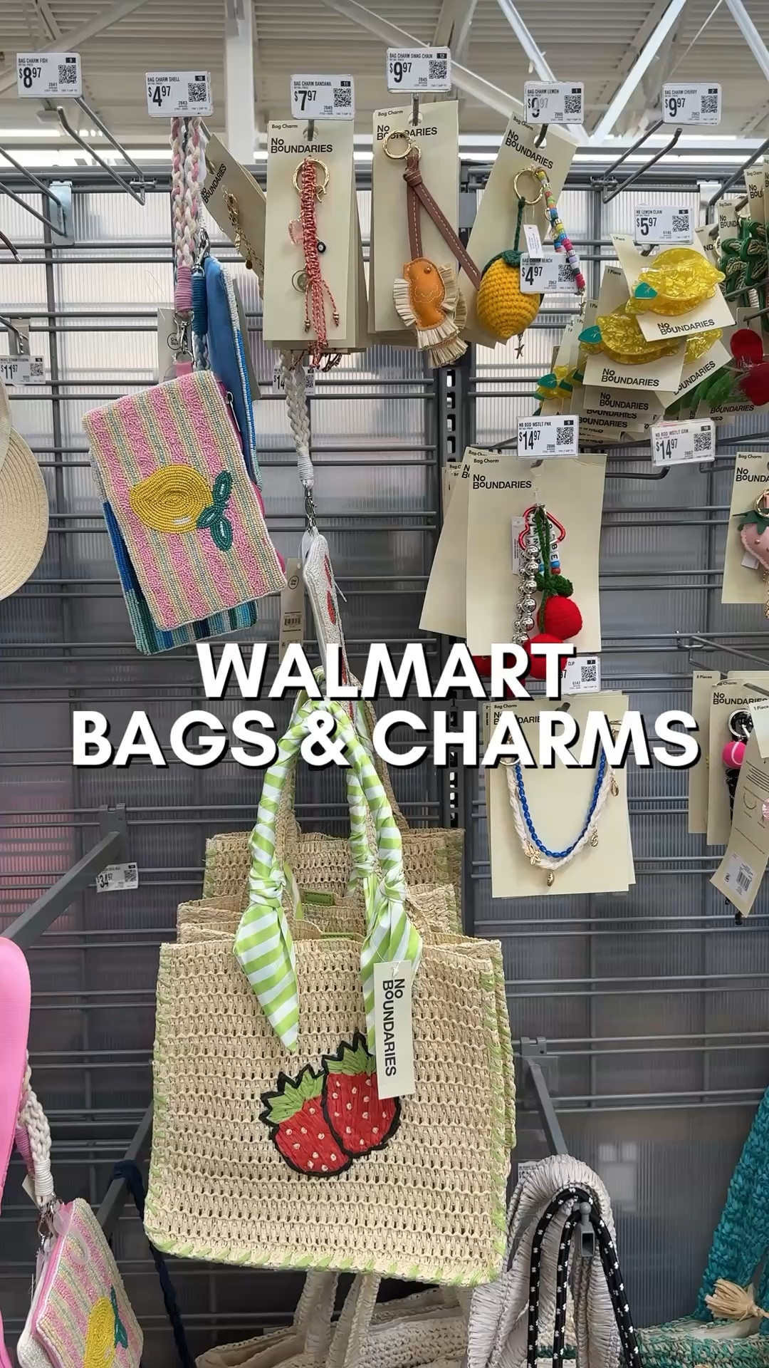 Walmart has the cutest bags and charms! There's so many to choose from.
Walmart handbag, Walmart finds, bag charms, No Boundaries, Time and Tru, Free Assembly, beaded bag, mini tote, crossbody, tote bag, Smiles and Pearls, Mother's Day gift ideas

#LTKMothersDay #LTKPetite #LTKSeasonal