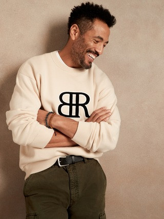 Organic Varsity Logo Sweater | Banana Republic (US)