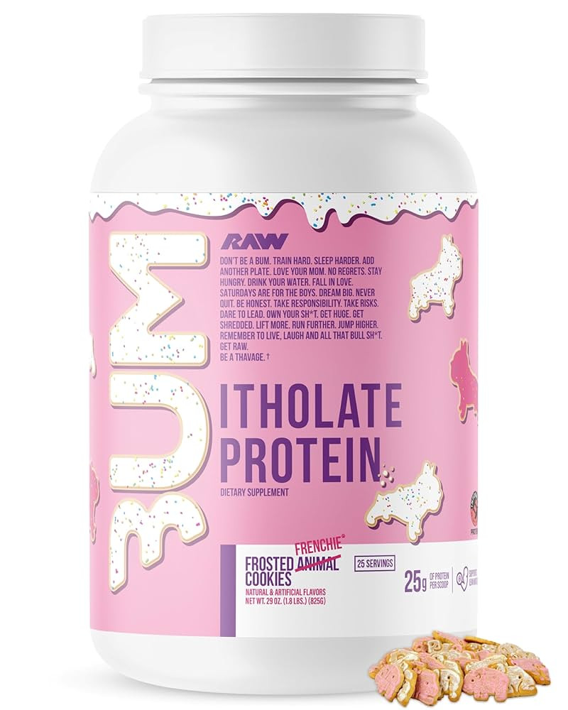 RAW Whey Isolate Protein Powder, Frosted Frenchie Cookie (CBUM Itholate) - 100% Grass-Fed Sports ... | Amazon (US)