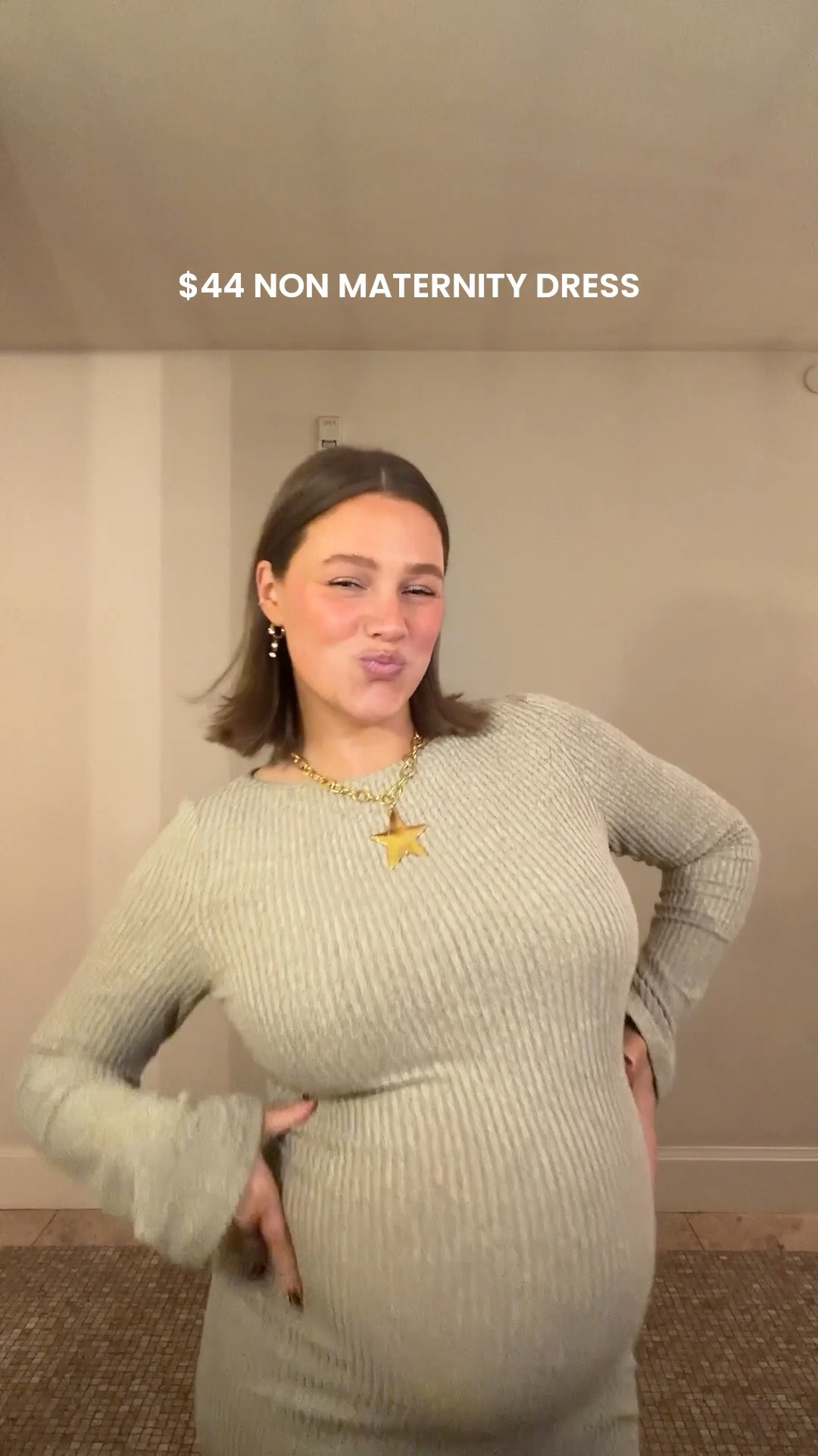 Necklace code BRE15, size medium in 3rd trimester in Amazon stretchy dress (color apricot)  it’s not see thru at all I’m not wearing anything but a bra lol. SO GOOD. Stick with true size it runs big!!  


#bresheppard #pregnantstyle #bumpstyle #westernboots #amazonmaxidress #amazondress