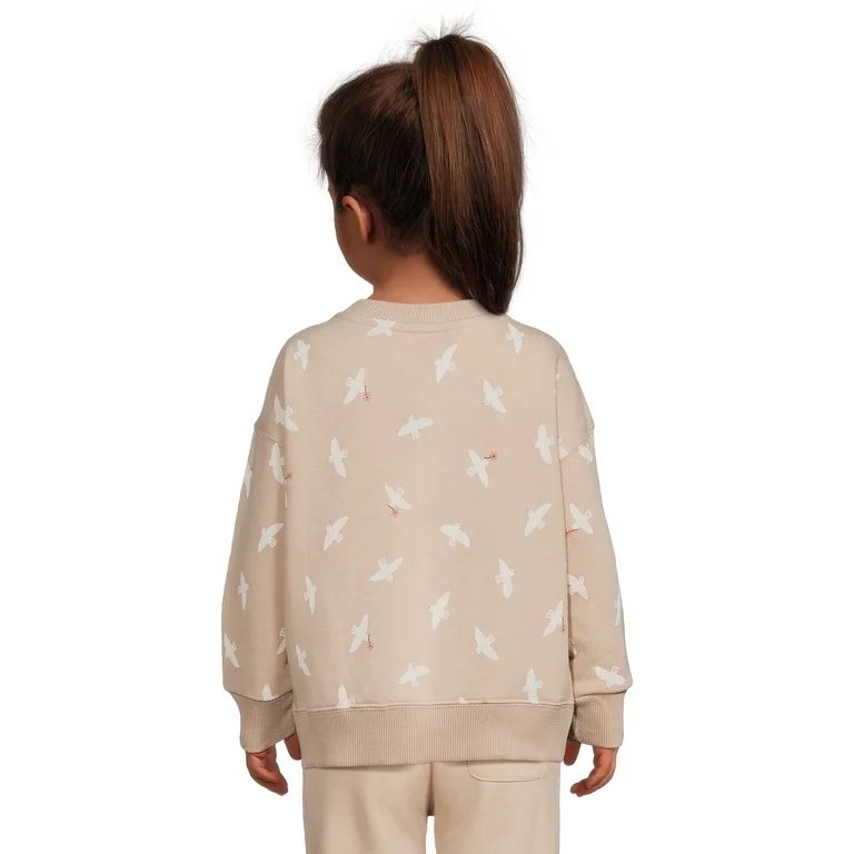 easy-peasy Toddler Girl Long Sleeve Fleece Sweatshirt, Sizes 12 Months-5T | Walmart (US)